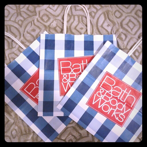 Bath & Body Works Handbags - Bath & Body Works shopping bags 3 pc